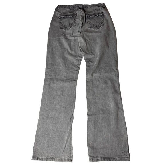 Lee Womens Slender Secret Gray Bootcut Denim Jeans 12 M - Picture 9 of 10